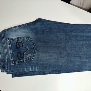 Express Black and Gray Jeans